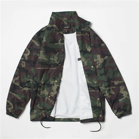 camo coaches jacket wholesale